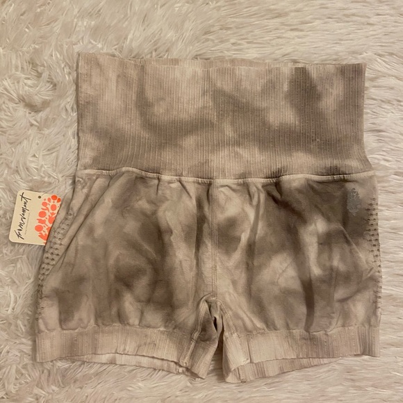 Free People Movement Good Karma Tie Dye Running Shorts - Picture 2 of 9